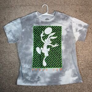 Space Jam A New Legacy Bugs Bunny Tie Dye Graphic Print T-Shirt‎ 2XL
